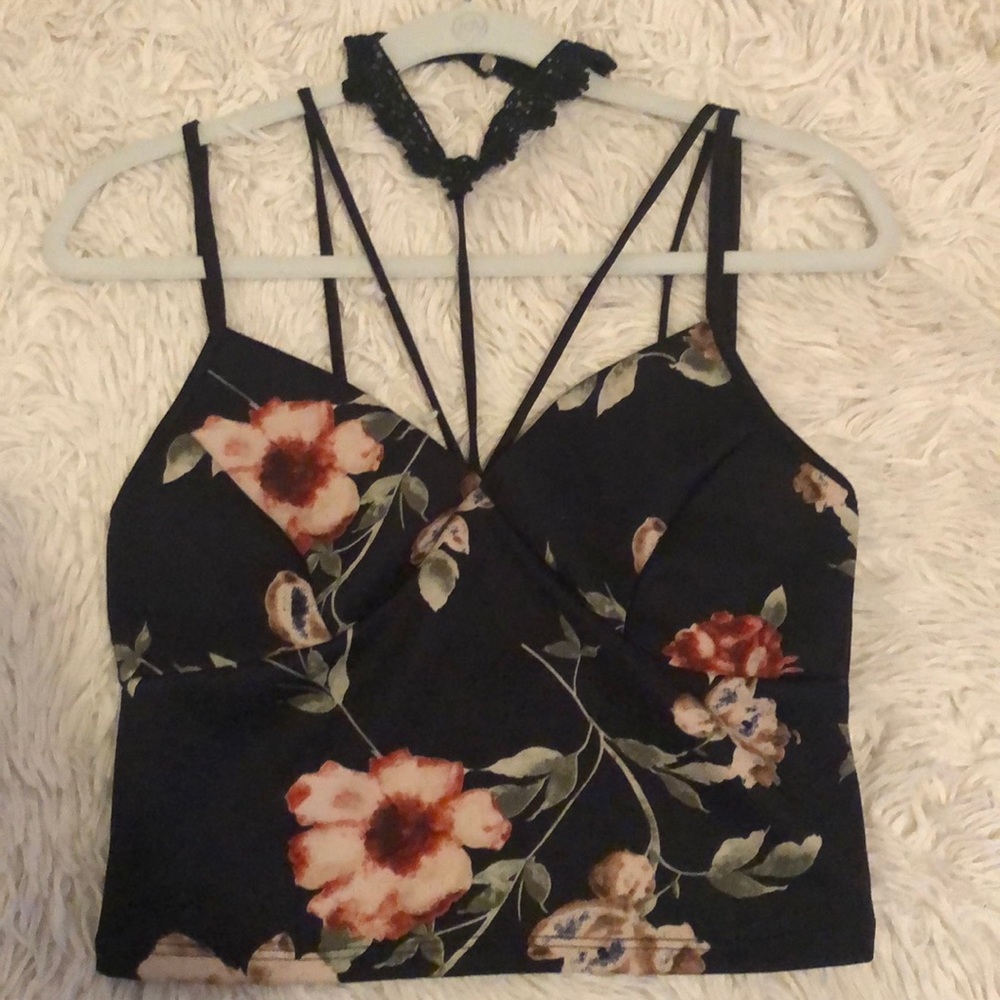 Black top with choker